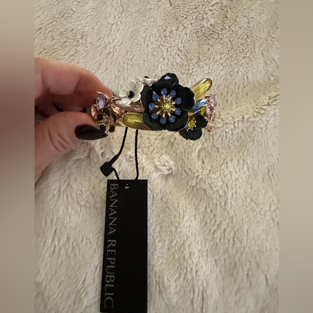 Banana Republic Multicolor Floral Cuff